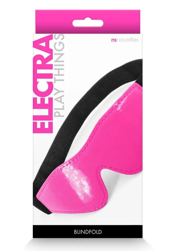 Electra Play Things Couples Electra Play Things Pu Leather Blindfold