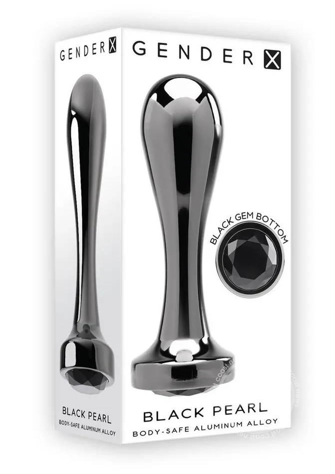 Evolved Novelties Anal Gender X Black Pearl Anal Plug Smoke