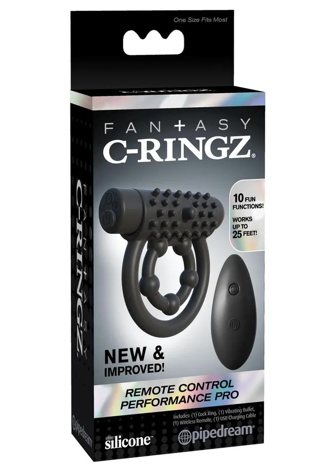 Fantasy CRingz Silicone Rechargeable Performance Pro Cock Ring with Remote Control Fantasy CRingz Male Sex Toys Fantasy CRingz Silicone Rechargeable Performance Pro Cock Ring with Remote Control Fantasy CRingz Male Sex Toys