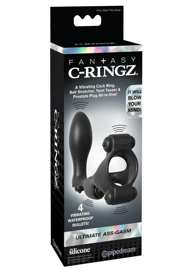 Fantasy CRingz Ultimate Silicone AssGasm Cock Ring with Bullets Fantasy CRingz Male Sex Toys Fantasy CRingz Ultimate Silicone AssGasm Cock Ring with Bullets Fantasy CRingz Male Sex Toys