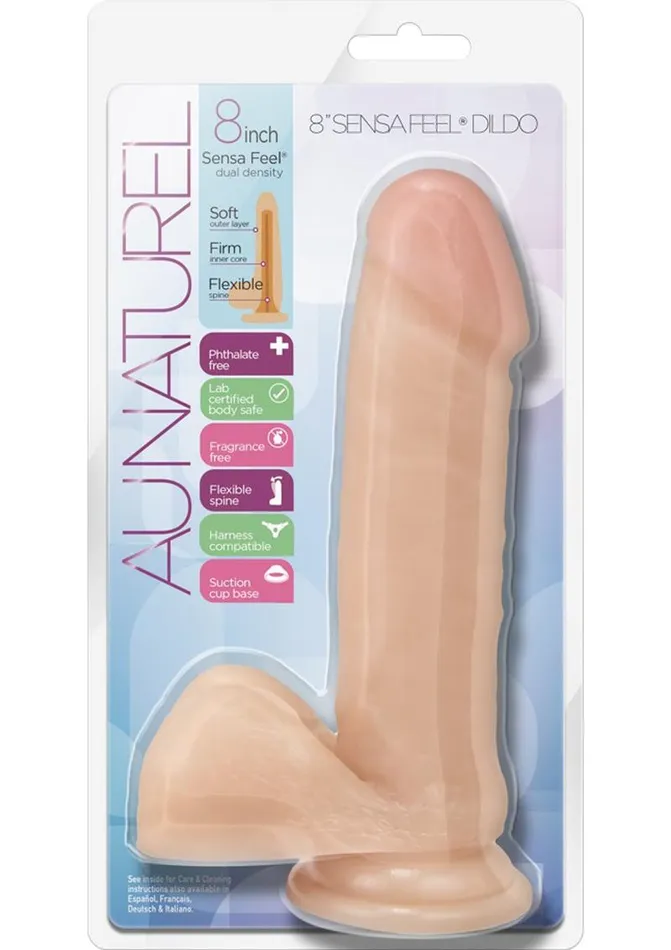 Female Sex Toys Au Naturel Au Naturel Sensa Feel Dildo with Suction Cup