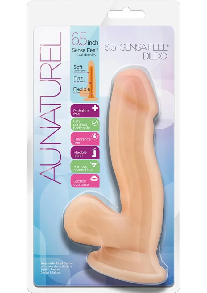 Female Sex Toys Au Naturel Au Naturel Sensa Feel Dildo with Suction Cup