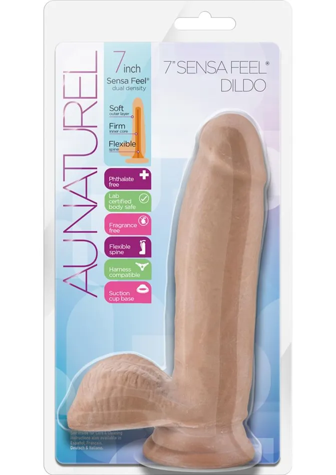 Female Sex Toys Au Naturel Au Naturel Sensa Feel Dildo with Suction Cup