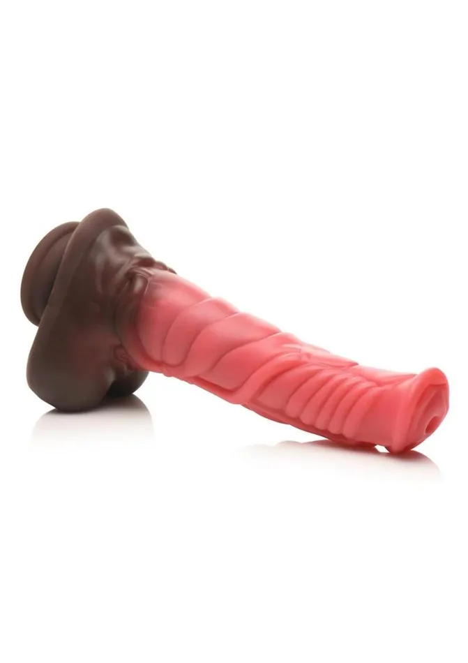 Female Sex Toys Creature Cocks Deluxe Centaur Thrusting and Vibrating Rechargeable Silicone Dildo Creature Cocks