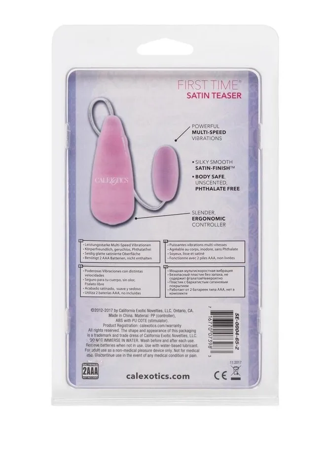 Female Sex Toys First Time First Time Satin Teaser Bullet with Remote Control Female Sex Toys First Time First Time Satin Teaser Bullet with Remote Control
