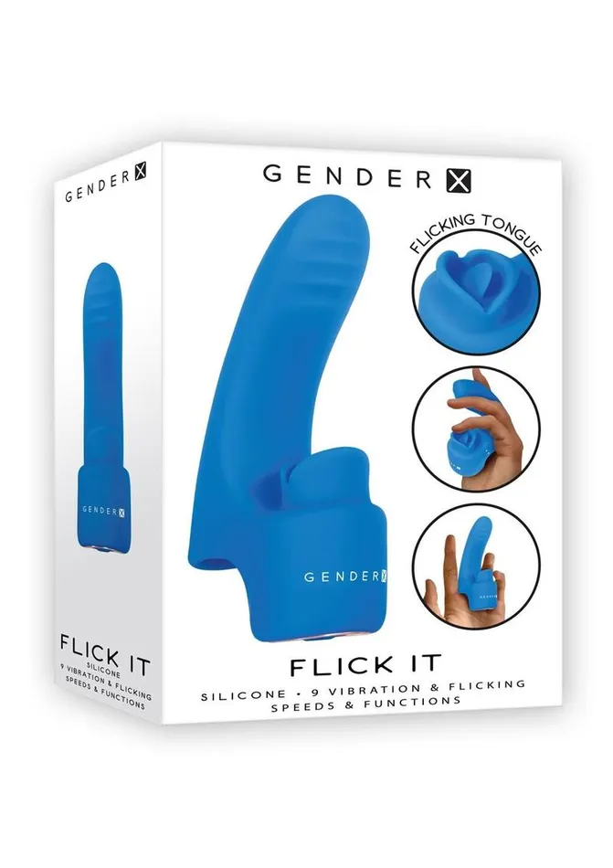 Female Sex Toys Gender X Gender X Flick It Rechargeable Silicone Vibrator