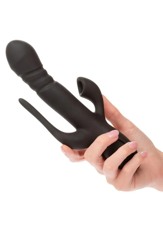 Female Sex Toys III Triple III Triple Euphoria Rechargeable Silicone Stimulating Vibrator