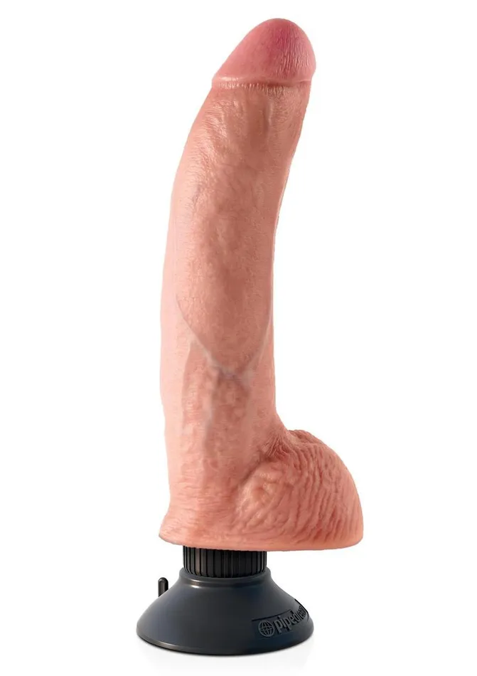 Female Sex Toys King Cock King Cock Vibrating Dildo with Balls Female Sex Toys King Cock King Cock Vibrating Dildo with Balls