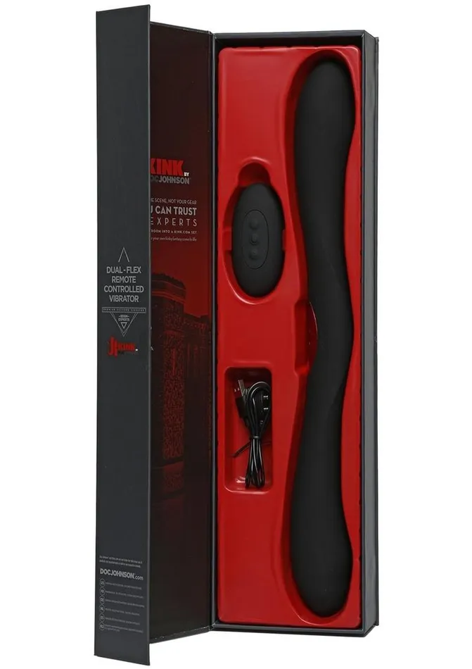 Female Sex Toys Kink Kink Dual Flex Vibrator with Remote Control