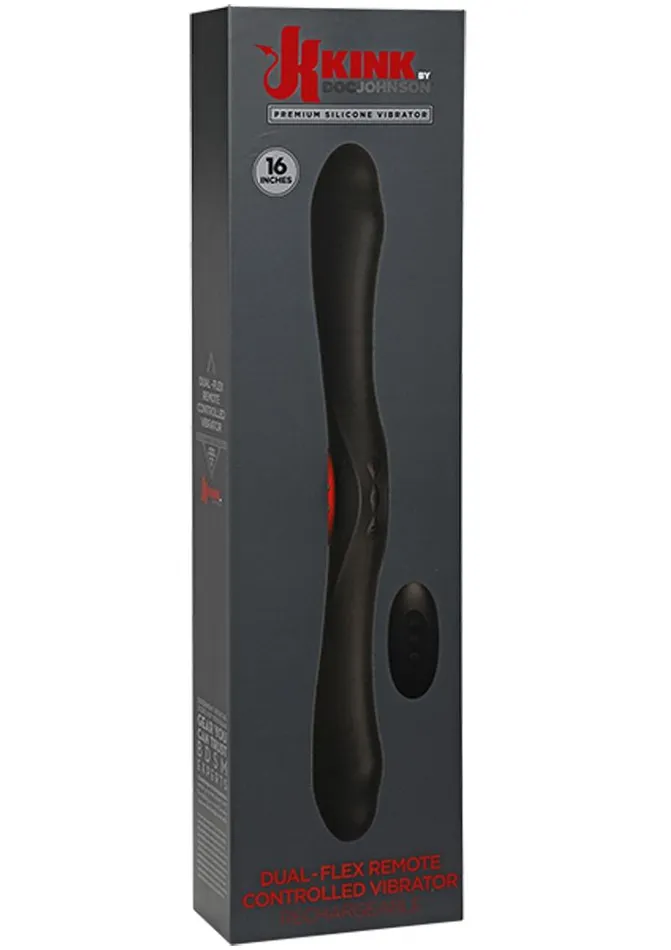 Female Sex Toys Kink Kink Dual Flex Vibrator with Remote Control