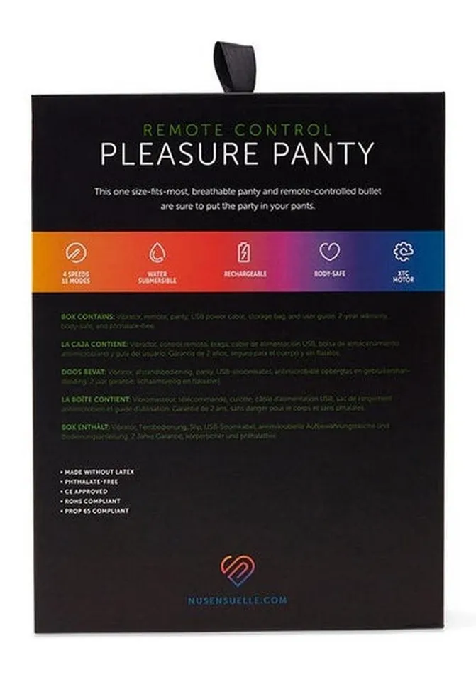 Female Sex Toys Nu Sensuelle Nu Sensuelle Pleasure Panty Rechargeable Silicone Remote and Bullet Panty Vibe Female Sex Toys Nu Sensuelle Nu Sensuelle Pleasure Panty Rechargeable Silicone Remote and Bullet Panty Vibe