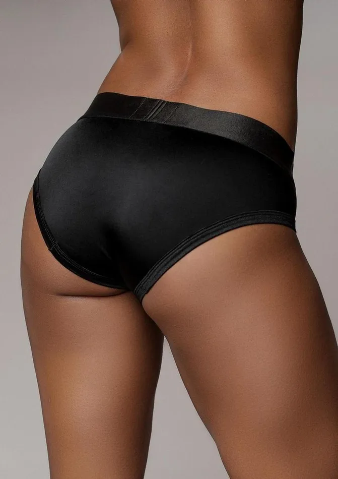 Female Sex Toys Ouch Ouch Vibrating StrapOn HighCut Brief Rechargeable