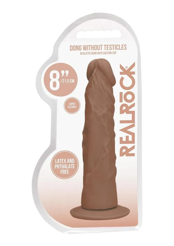 Female Sex Toys Realrock Skin Realistic Dildo Without Balls Real Rock