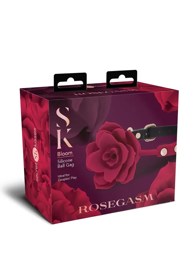 Female Sex Toys Secret Kisses Rosegasm Bloom Silicone Gag Secret Kisses