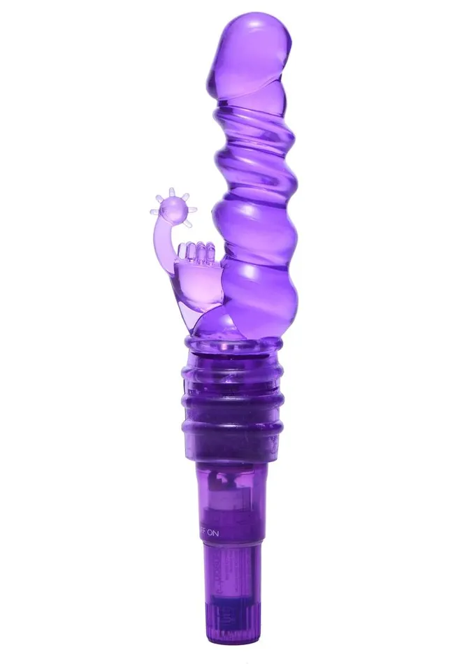 Female Sex Toys Trinity Vibes Trinity Vibes Royal Rocket Ribbed Rabbit Vibrator