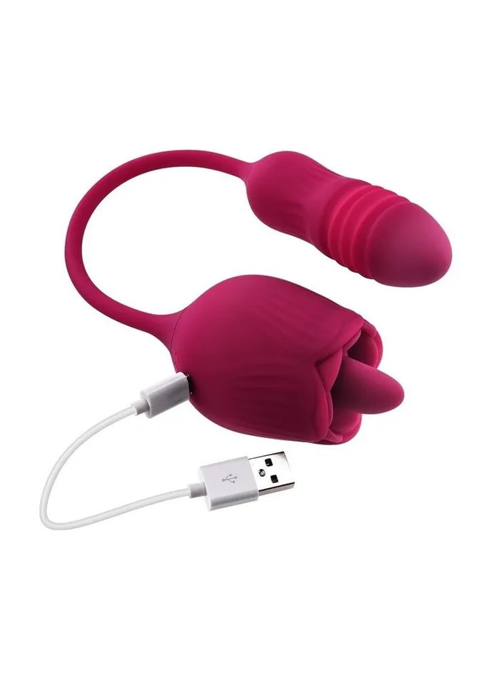Female Sex Toys Wild Rose Rechargeable Silicone Clitoral Stimulator Evolved