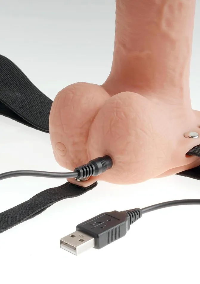 Fetish Fantasy Series Female Sex Toys Fetish Fantasy Series Hollow Rechargeable StrapOn Dildo with Balls and Harness Fetish Fantasy Series Female Sex Toys Fetish Fantasy Series Hollow Rechargeable StrapOn Dildo with Balls and Harness