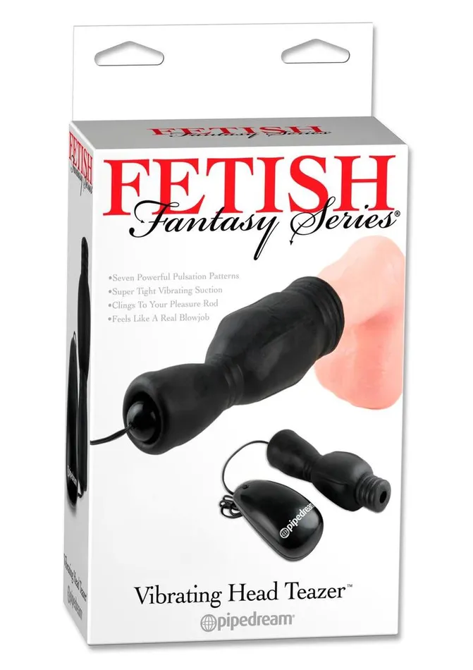 Fetish Fantasy Series Vibrating Head Teazer Sleeve with Bullet and Remote Control Fetish Fantasy Series Female Sex Toys