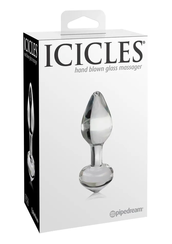 Icicles Icicles No 44 Glass Anal Plug Male Sex Toys Icicles Icicles No 44 Glass Anal Plug Male Sex Toys