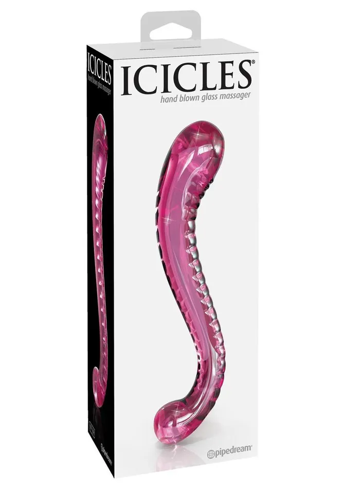 Icicles Male Sex Toys Icicles No 69 Textured GSpot Glass Probe Icicles Male Sex Toys Icicles No 69 Textured GSpot Glass Probe