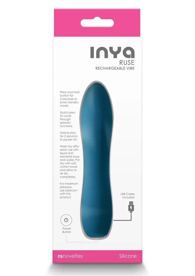 Inya Female Sex Toys Inya Ruse Rechargeable Silicone Vibrator