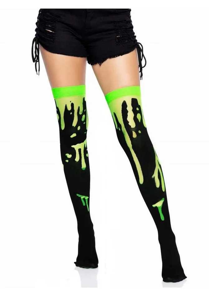 Leg Avenue Splatter Thigh Highs Leg Avenue Vibrators