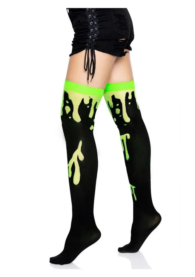 Leg Avenue Splatter Thigh Highs Leg Avenue Vibrators