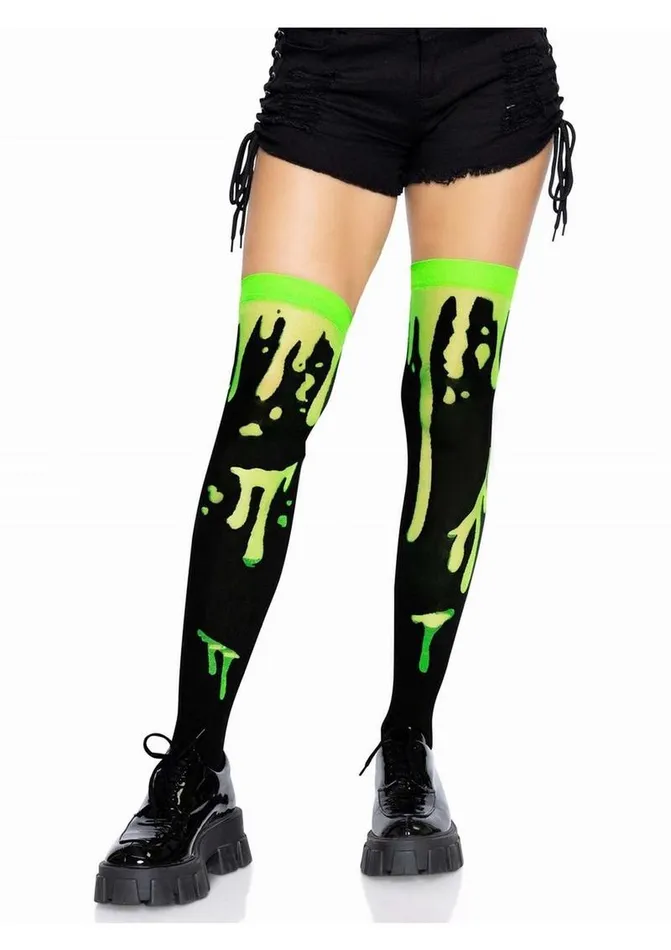 Leg Avenue Splatter Thigh Highs Leg Avenue Vibrators
