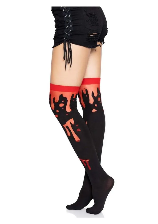 Leg Avenue Splatter Thigh Highs Leg Avenue Vibrators