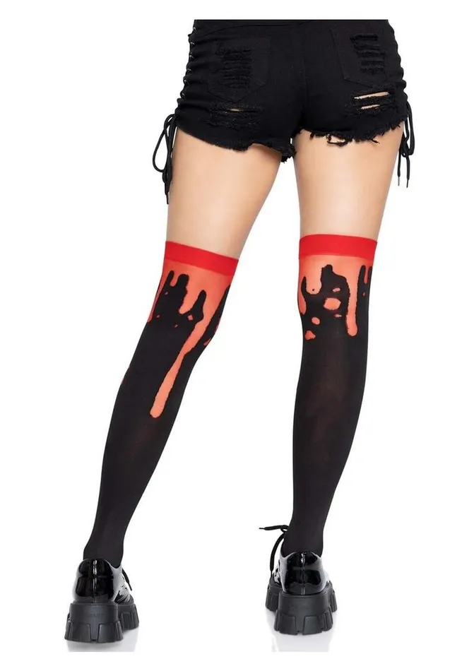 Leg Avenue Splatter Thigh Highs Leg Avenue Vibrators