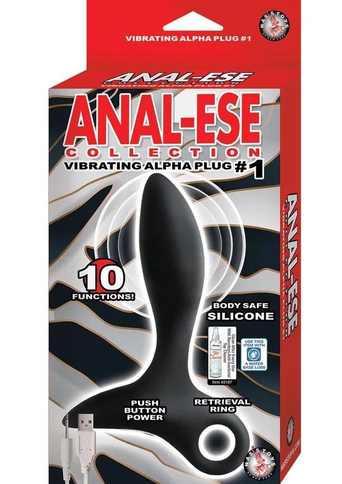 Male Sex Toys Anal Ese AnalEse Collection Rechargeable Vibrating Silicone Alpha Plug 1 Male Sex Toys Anal Ese AnalEse Collection Rechargeable Vibrating Silicone Alpha Plug 1
