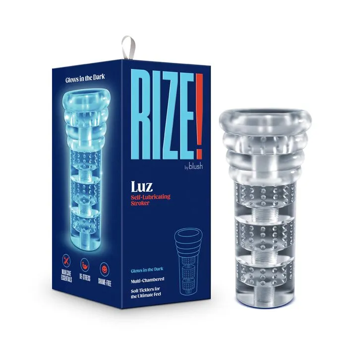 Male Sex Toys Magic Silk RIZE Luz Glow in the Dark SelfLubricating Stroker