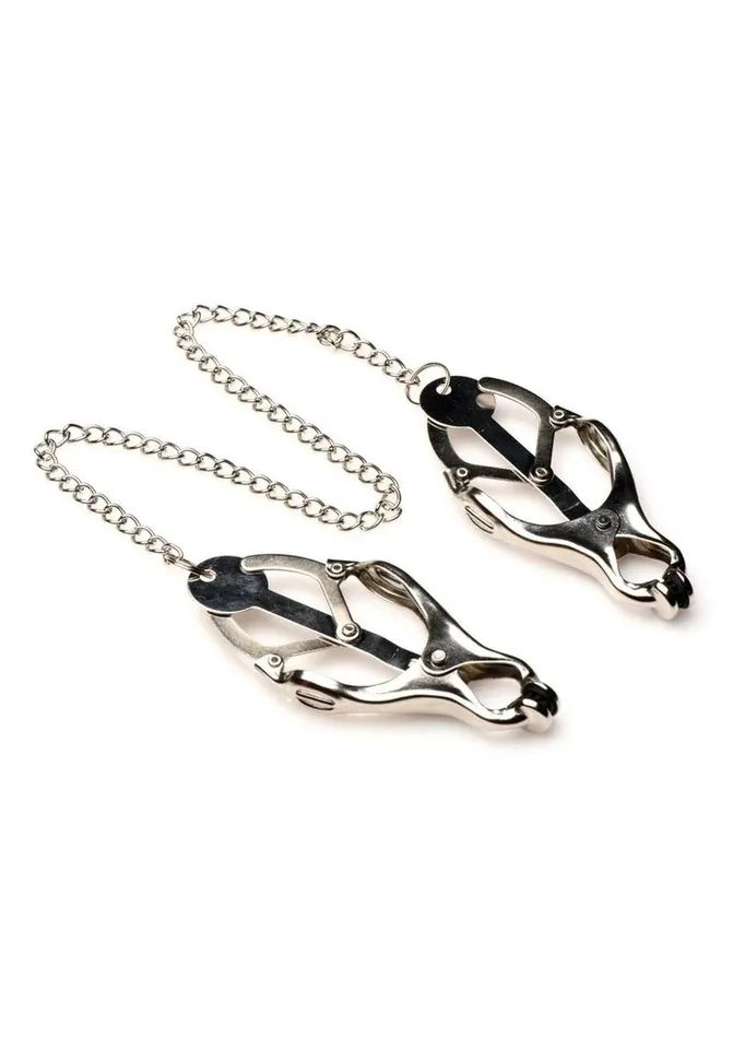 Male Sex Toys Master Series Primal Spiked Clover Nipple Clamps Master Series