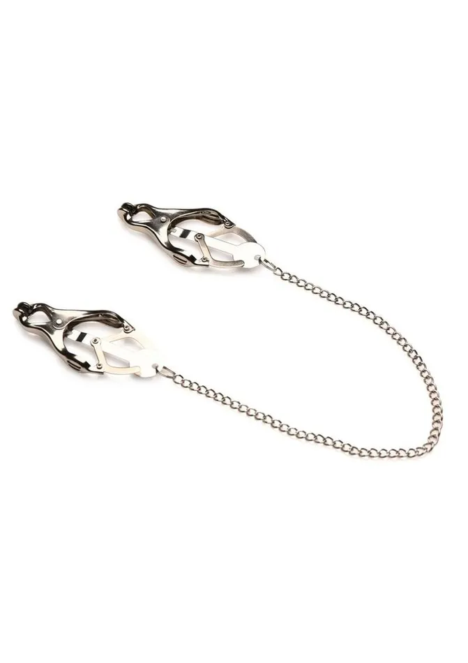 Male Sex Toys Master Series Primal Spiked Clover Nipple Clamps Master Series