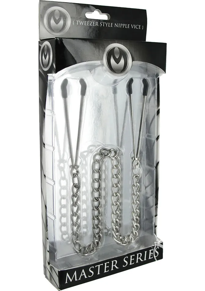 Male Sex Toys Master Series Reign Tweezer Style Nipple Vice Master Series