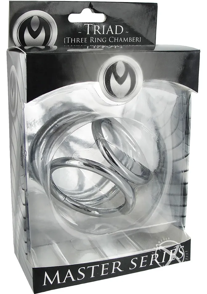 Male Sex Toys Master Series Triad Chamber Cock and Ball Cage Master Series