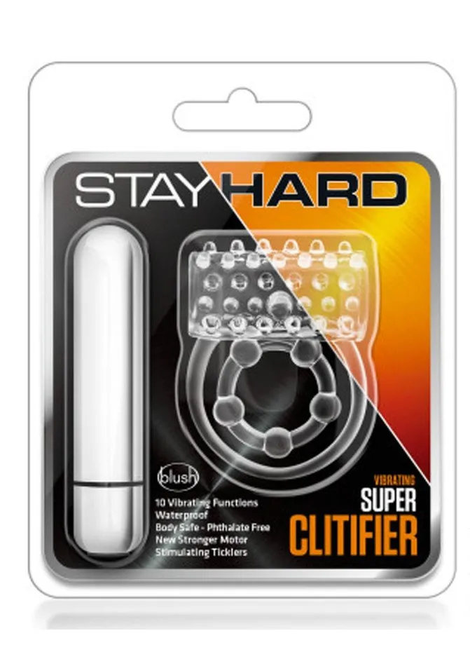Male Sex Toys Stay Hard Stay Hard Vibrating Super Clitifier Cock Ring with Bullet Male Sex Toys Stay Hard Stay Hard Vibrating Super Clitifier Cock Ring with Bullet