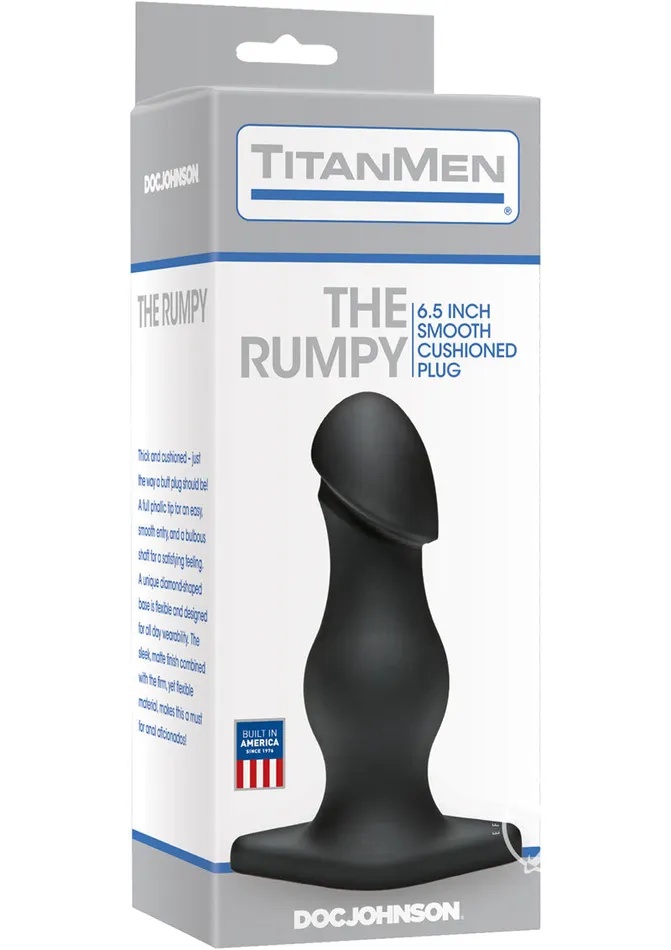 Male Sex Toys TitanMen Titanmen The Rumpy Smooth Cushioned Anal Plug