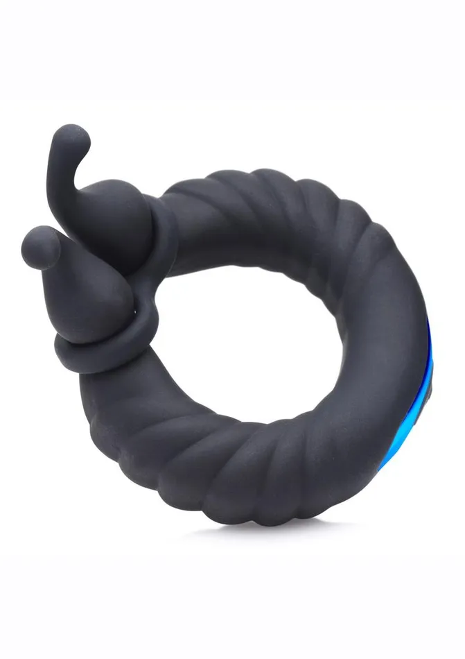 Male Sex Toys Trinity Men Trinity Men 10x Cock Cobra Dual Stimulating Rechargeable Silicone Cock Ring Male Sex Toys Trinity Men Trinity Men 10x Cock Cobra Dual Stimulating Rechargeable Silicone Cock Ring