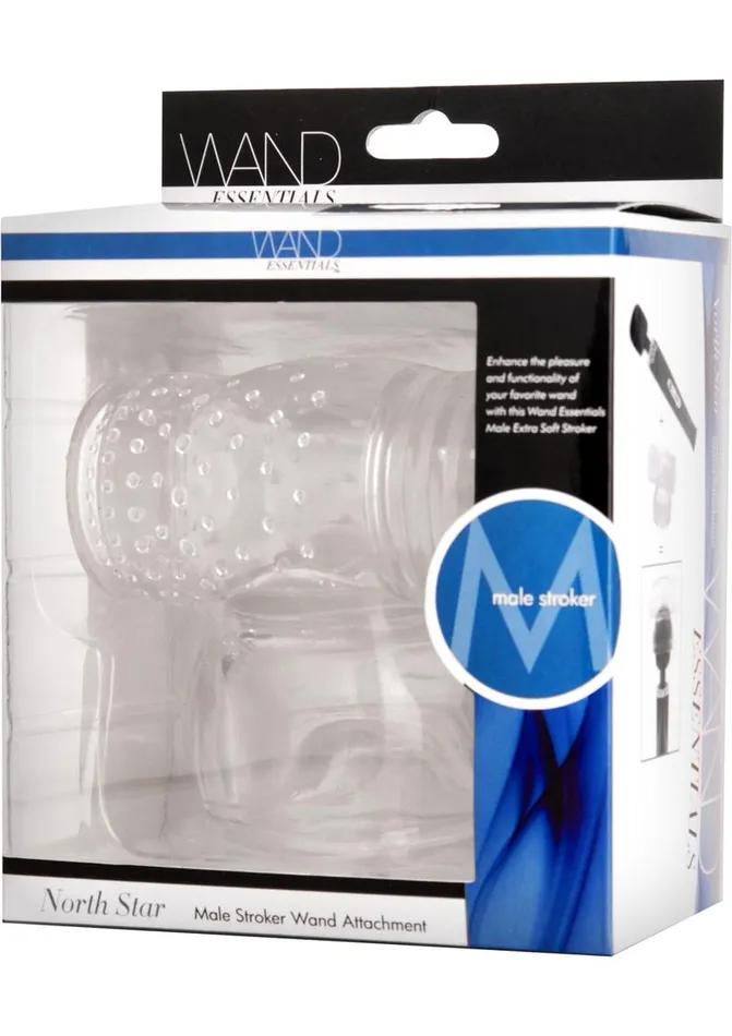 Male Sex Toys Wand Essentials Wand Essentials North Star Enhanced Sensation Male Stroker Attachment