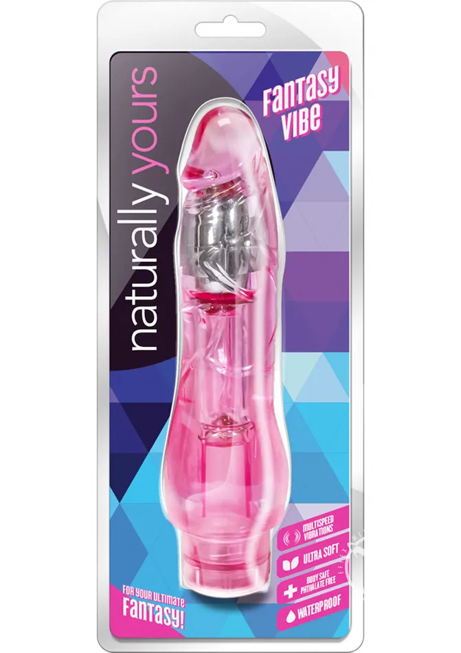 Naturally Yours Fantasy Vibrating Dildo Naturally Yours Female Sex Toys