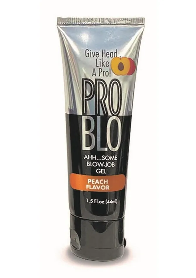 Problo Oral Pleasure Flavored Gel 15oz Peach Problo Enhancers