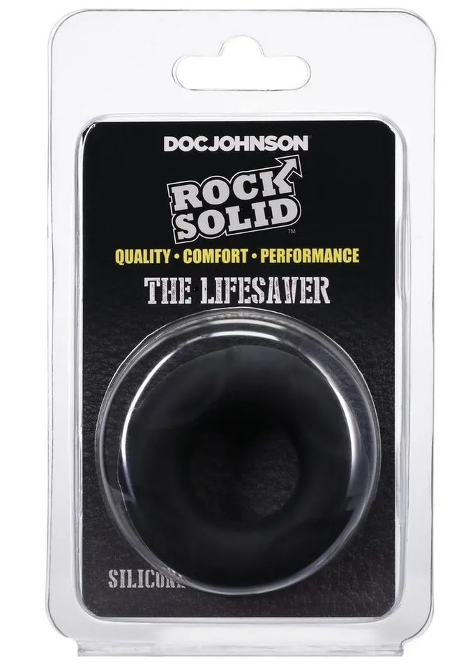 Rock Solid Male Sex Toys Rock Solid Lifesaver Silicone Cock Ring