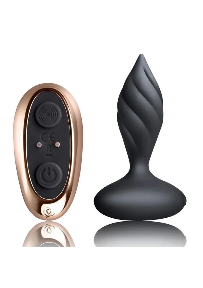 Rocks Off Desire Rechargeable Silicone Anal Plug with Remote Control Male Sex Toys
