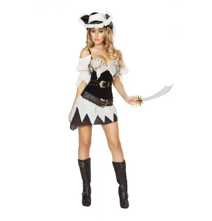 Roma Costume 5pc Sexy Shipwrecked Sailor Costume Vibrators