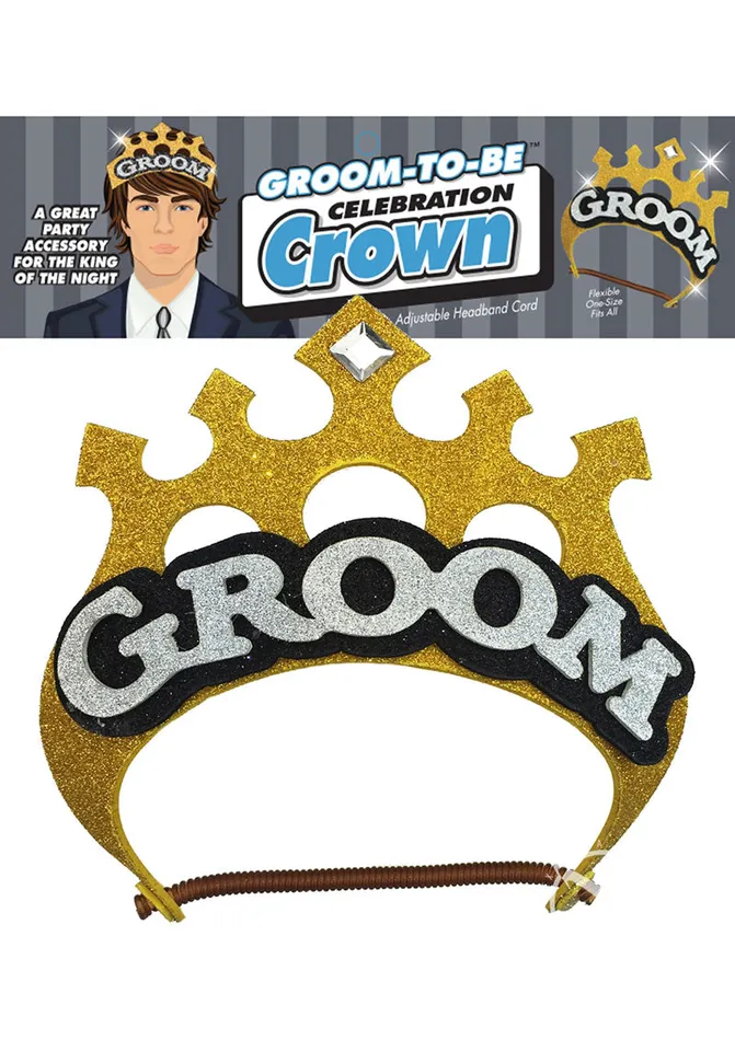 Sashes and Wearables Vibrators GroomToBe Celebration Crown